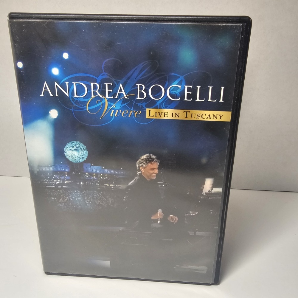 Andrea Bocelli‎ Live In Tuscany CD DVD 2 Disc Concert Set